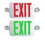 Small exit sign with lights