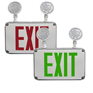 Wet Location Exit Sign, NSF, Cold, LED
