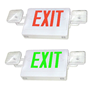 Exit Sign, Lights, Combo, LED, Inexpensive