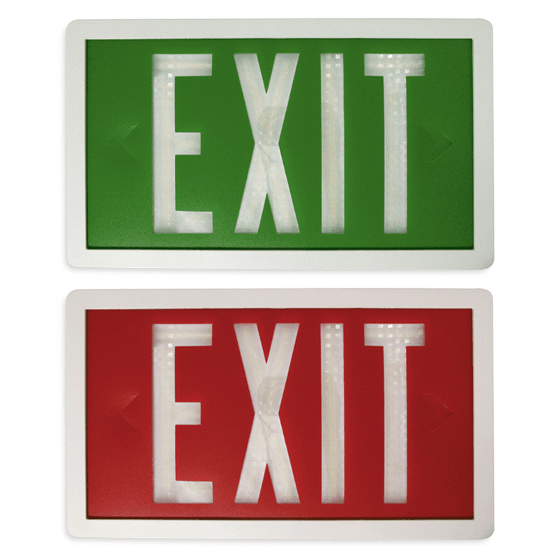 self luminous exit signs led