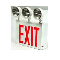 NYC Approved Steel LED Exit Sign with Emergency Lights  Series: EENC