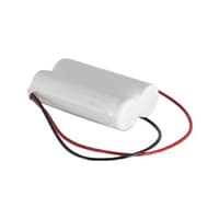 2.4v 300mAh or 1.2v 600mAh AA NiCAD Rechargeable Battery Pack - Configuration 1