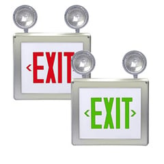 Explosion-Proof  Class 1 Div 2 Exit Sign with Emergency Lights Series: EEXC