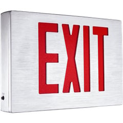 Alumaxus Aluminum Exit Sign With Durable and Stylish Housing Series EEAE