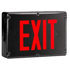 UL Listed for Wet and Damp Locations Exit Sign Series : EEVX